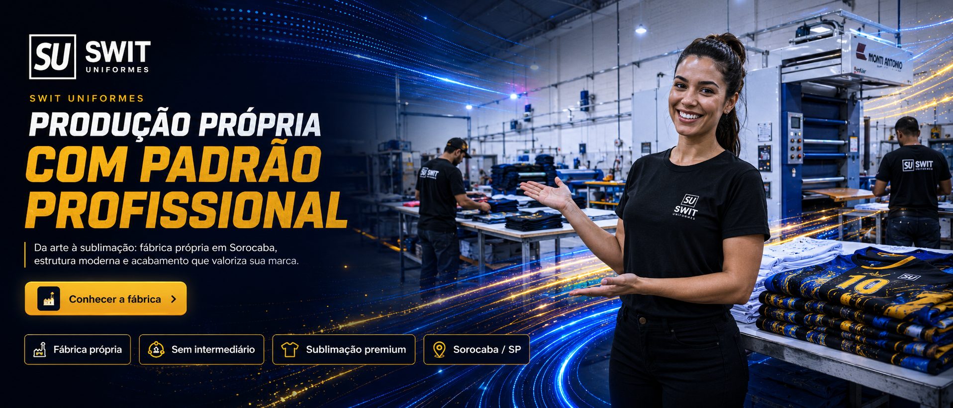 SWIT Uniformes — banner