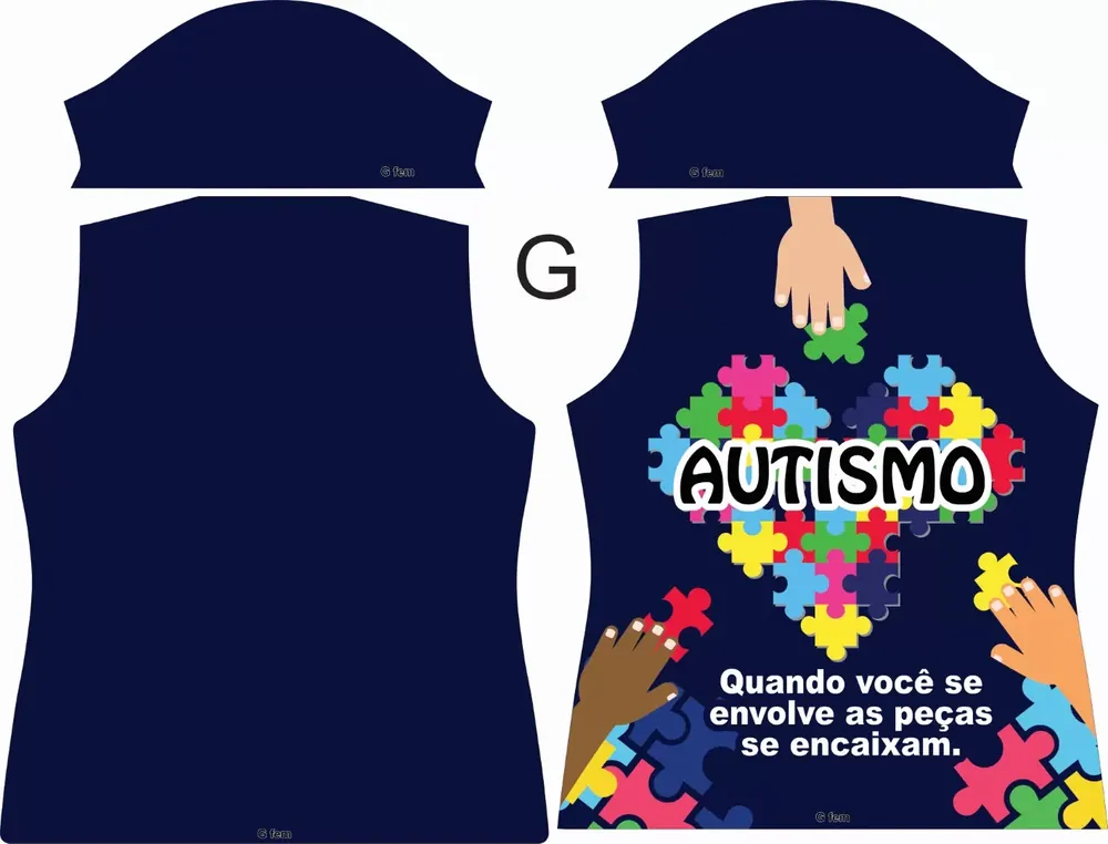 Camisa Autismo | Autismo | APAE
