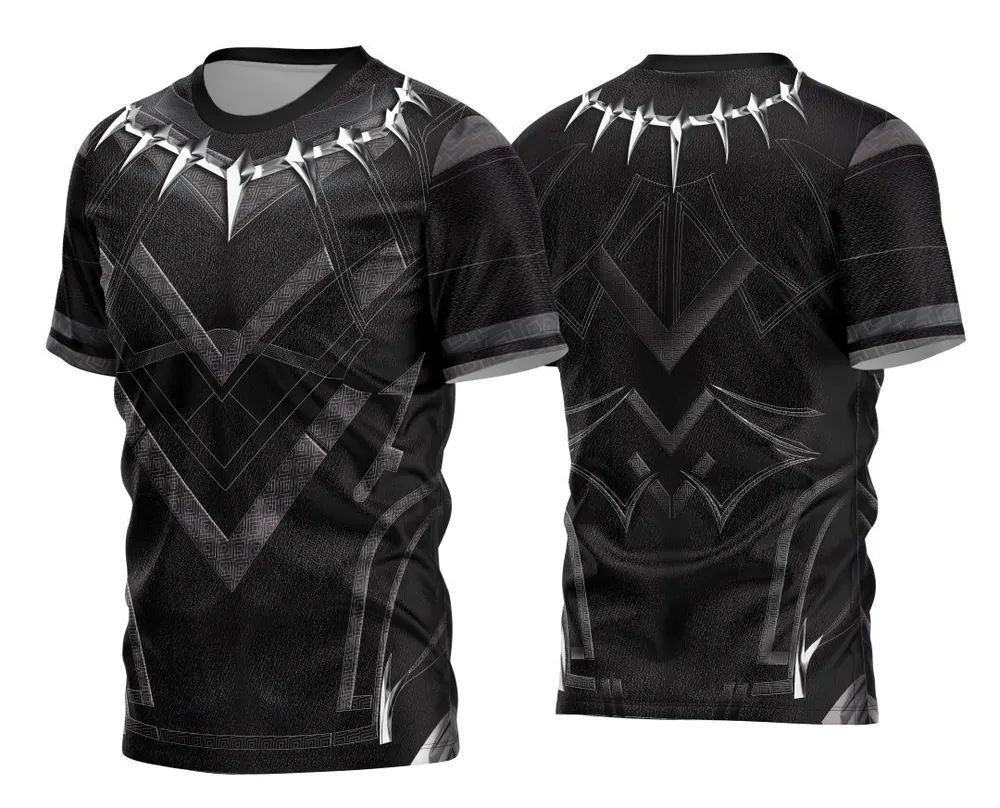 Arte Estampa Camisa Heróis - Pantera Negra