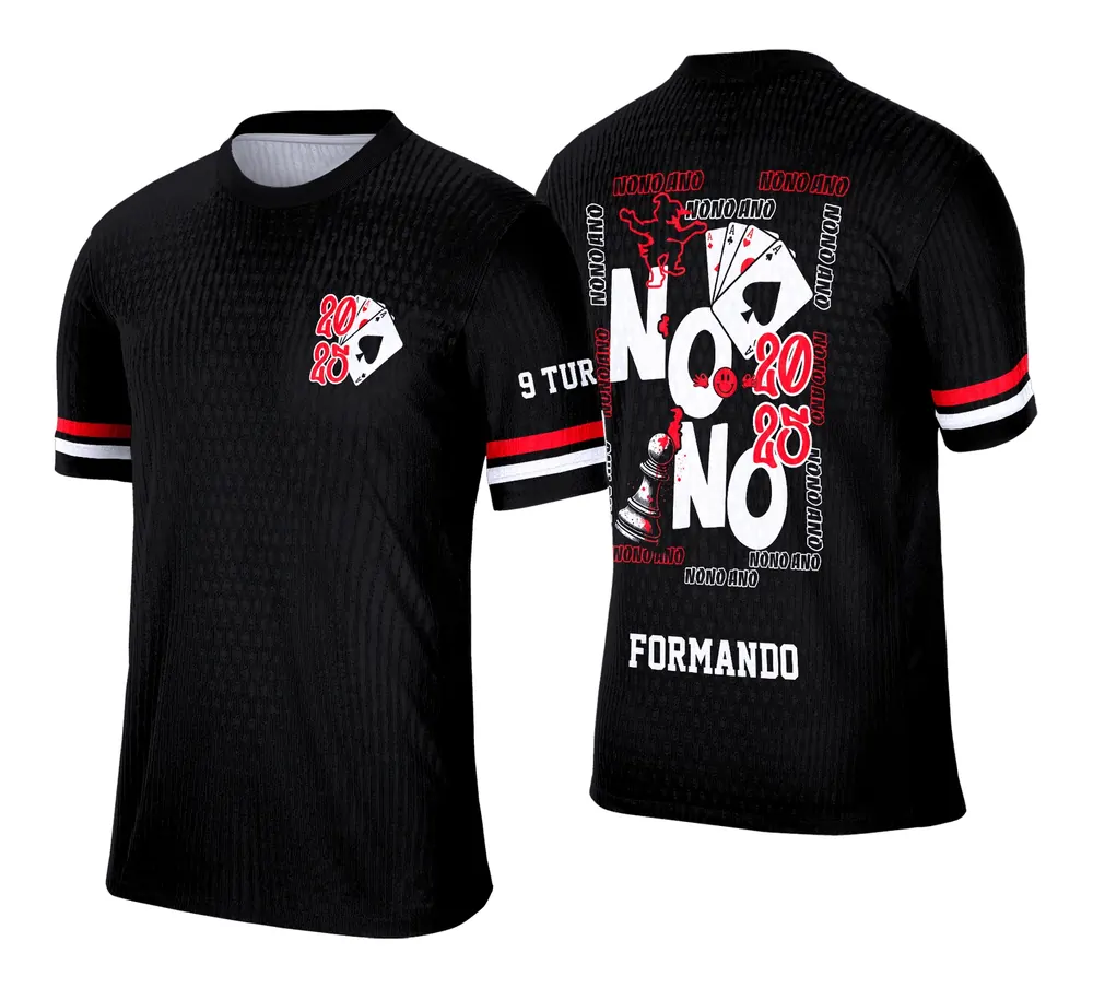 Camisa Formandos Nono Ano Xadrez Modelo 02
