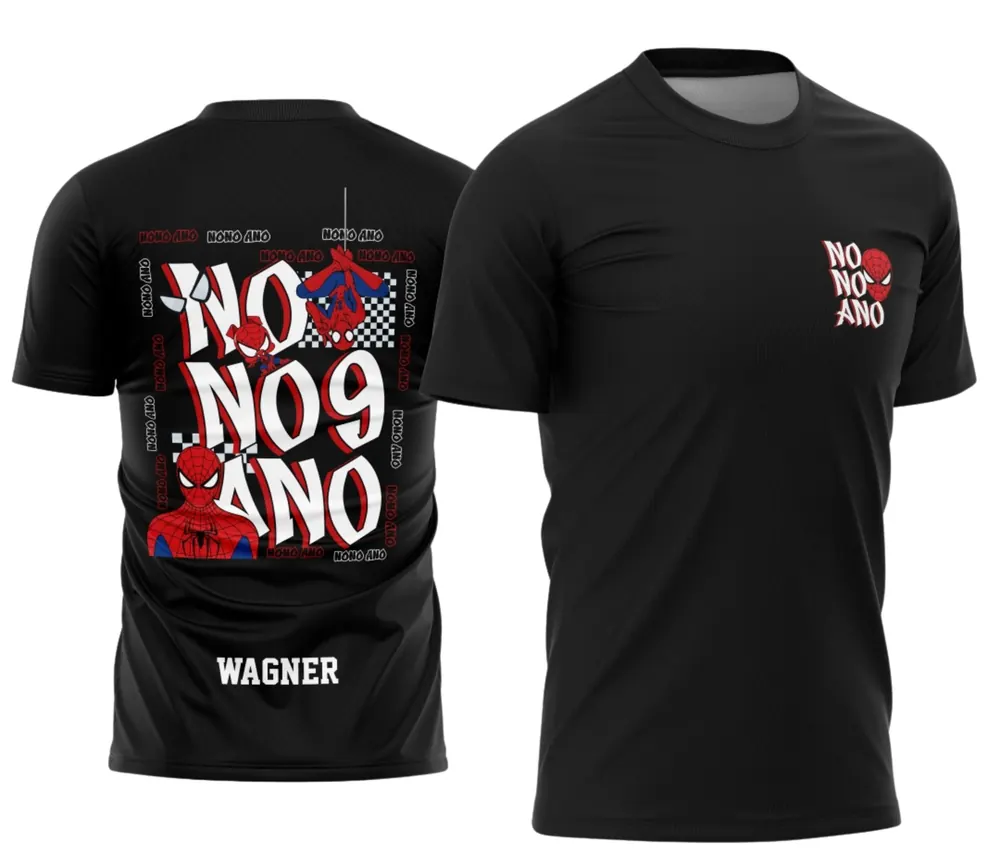 Camisa Formandos do Nono Ano Homem Aranha