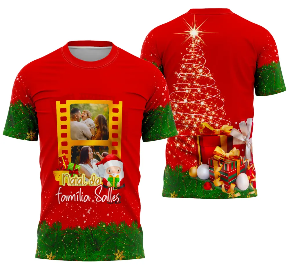 Camisa Modelo de Natal 2025 Modelo 02