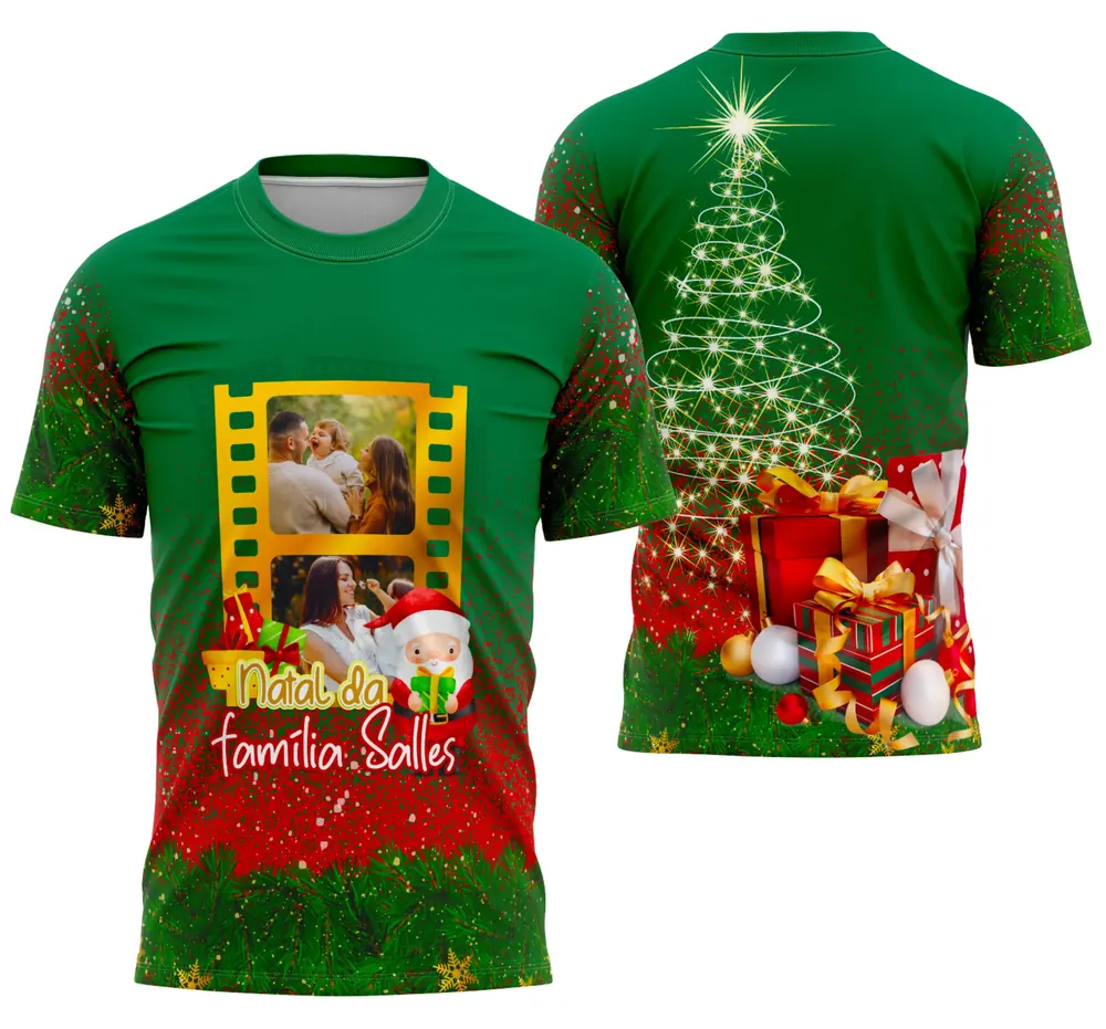 Camisa Modelo de Natal 2025