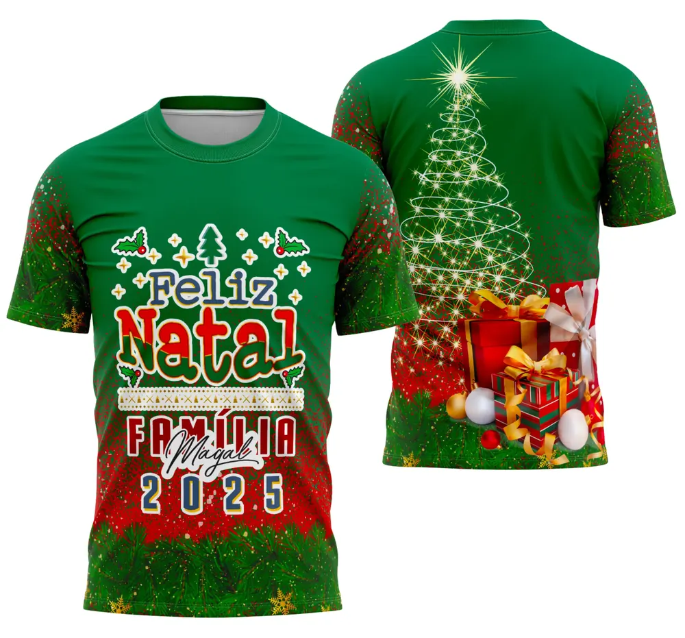 Camisa Modelo de de Natal 2025 Modelo 03