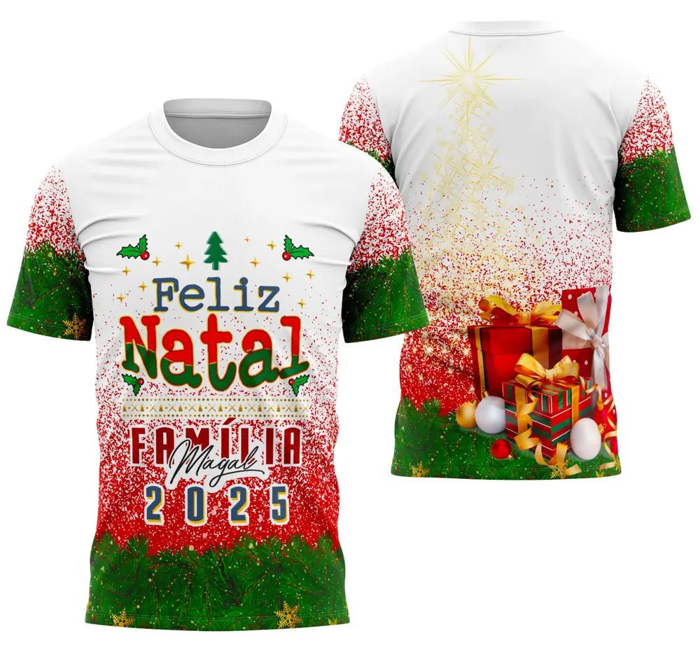 Camisa Modelo de de Natal 2025 Modelo 02