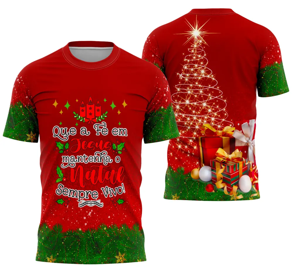 Camisa Modelo de de Natal 2025 Modelo 04