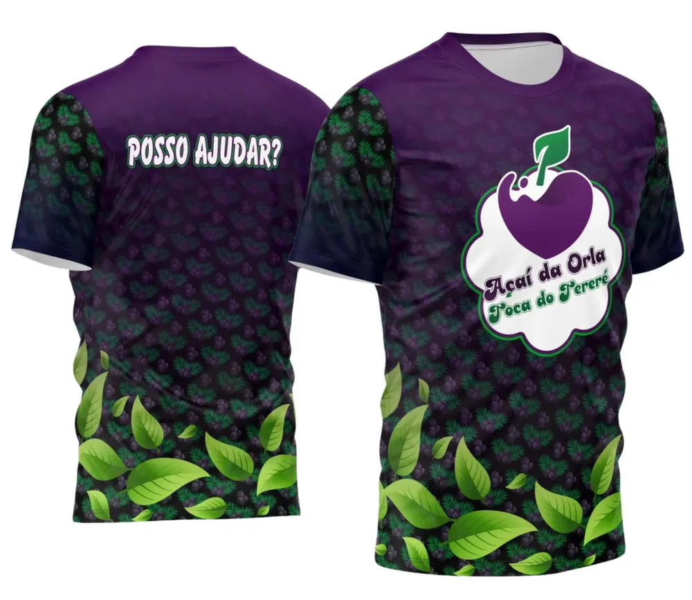Arte Camisa Açaí - Profissão Modelo 04