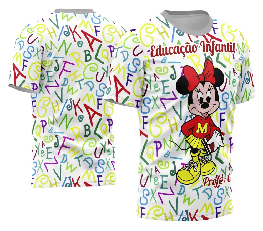 Camisa Professora Personalizada Modelo 31