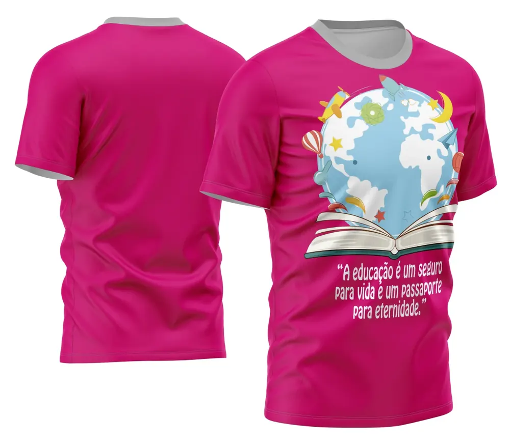 Camisa Professora Personalizada Modelo 36