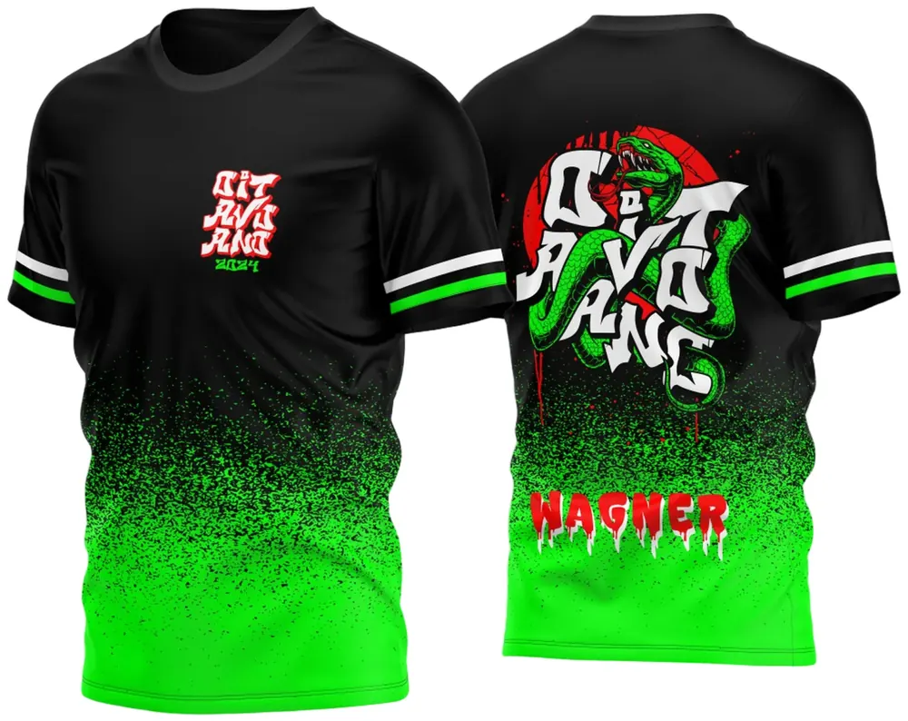 Arte Vetor Camisa Oitavo Ano 2024 Cobra Modelo 02