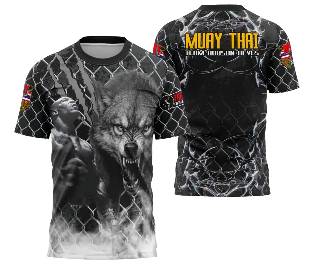 Arte Camisa Muay Thai - Profissão Modelo 02