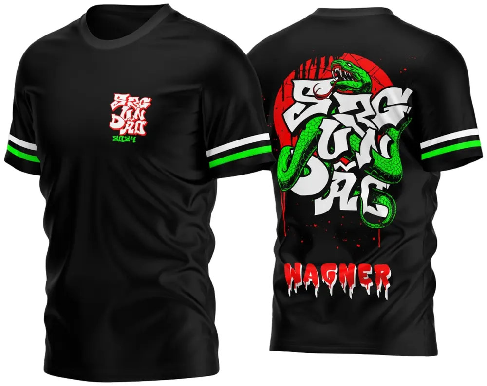 Arte Vetor Camisa Segundão 2024 Cobra Verde