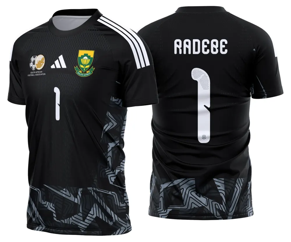 Arte Camisa Africa do Sul Goleiro 2026 - 2028