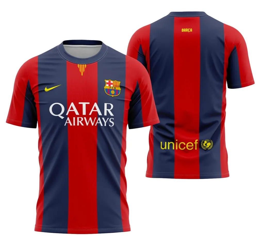Arte Camisa Barcelona Home Jersey 2014-2015