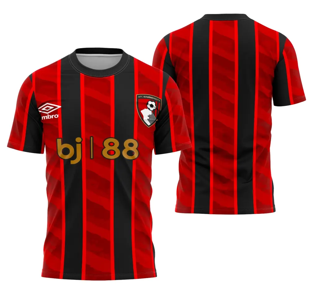 Camisa Bournemouth Uniforme Principal 2025-26