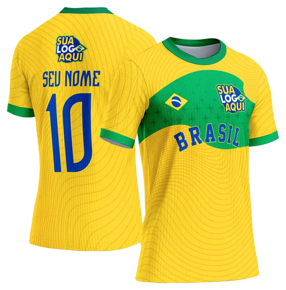 Camisa Brasil Copa do Mundo 2026 Modelo 19