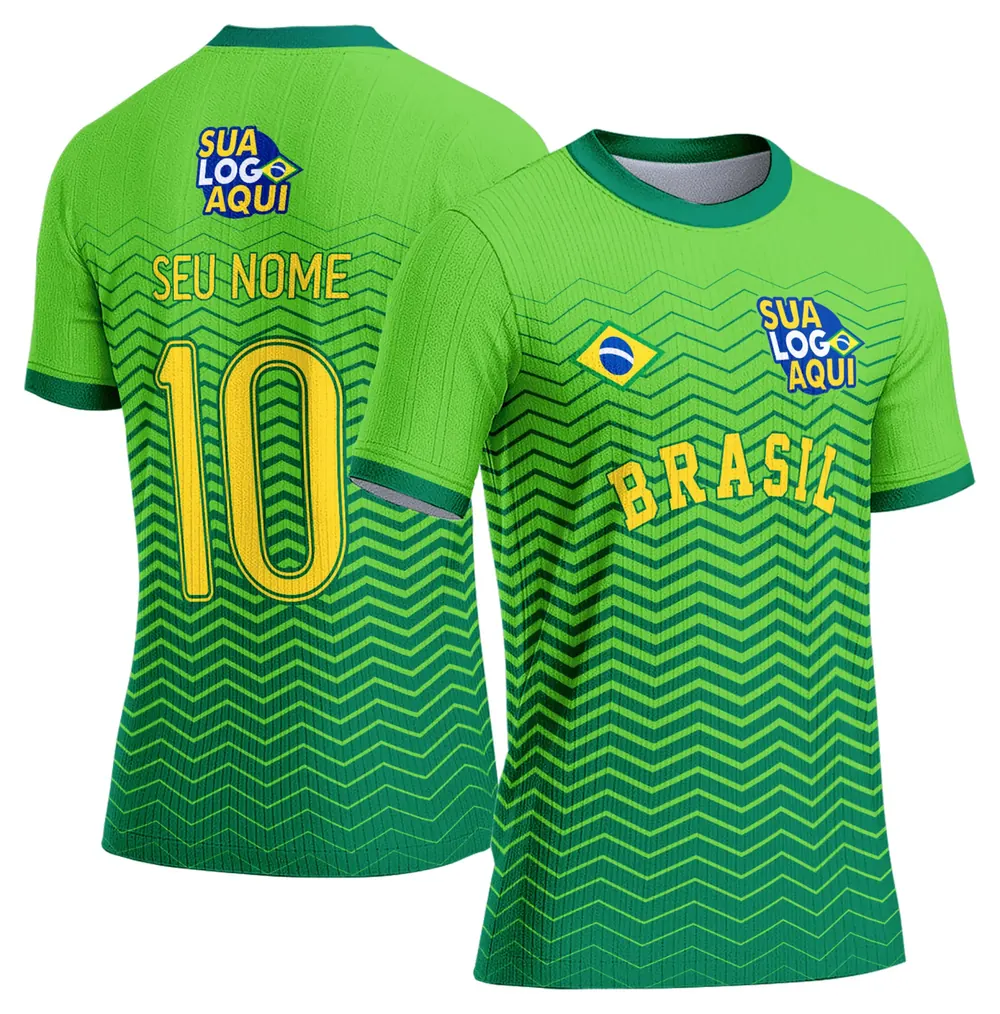 Arte Camisa Brasil Copa do Mundo 2026 Modelo 08