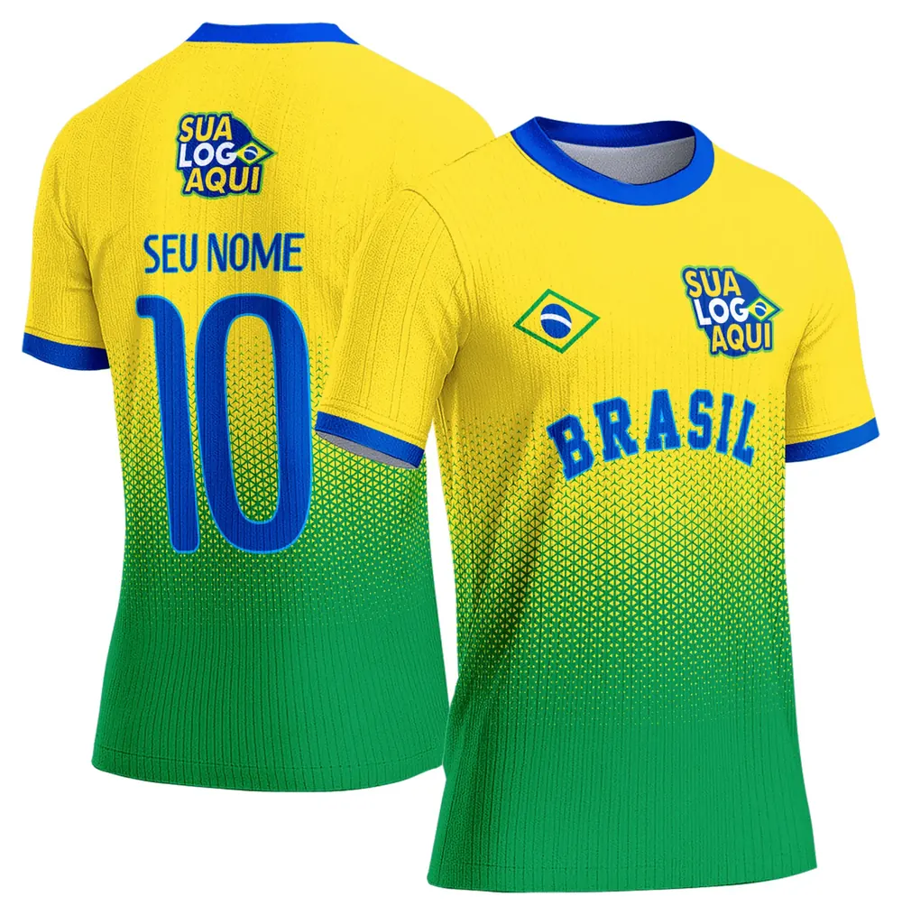 Arte Camisa Brasil Copa do Mundo 2026 Modelo 03