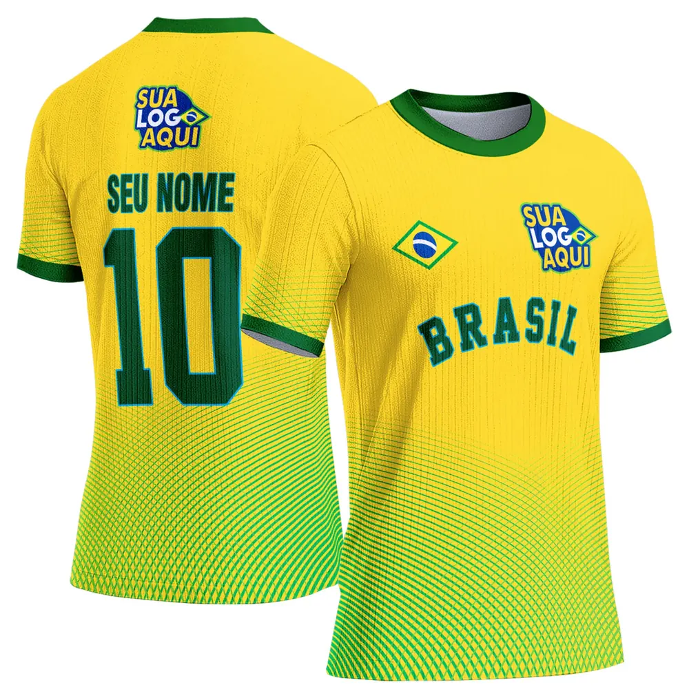 Arte Camisa Brasil Copa do Mundo 2026 Modelo 02