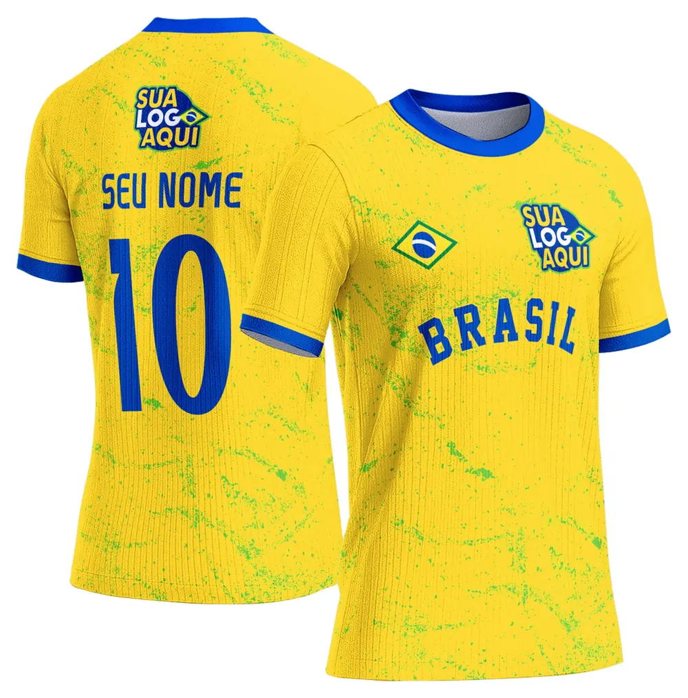 Arte Camisa Brasil Copa do Mundo 2026 Modelo 04