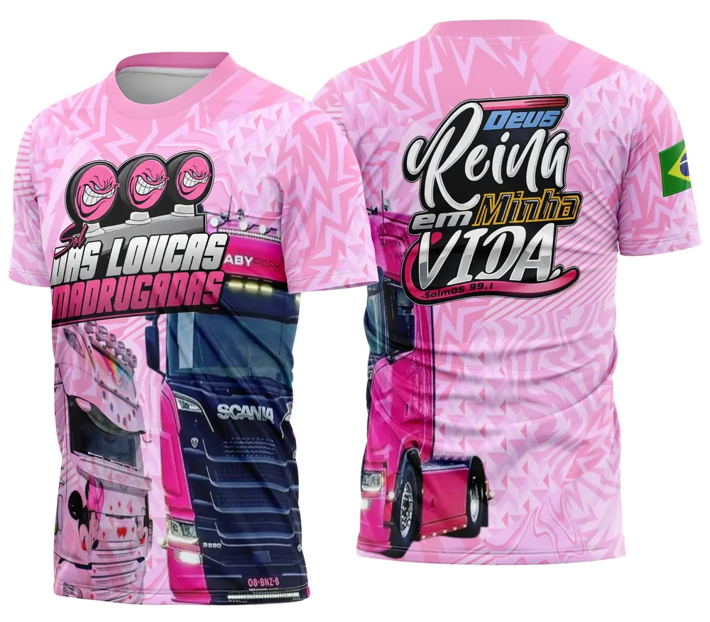 Arte Camisa Caminhoneiro Personalizada Modelo 04