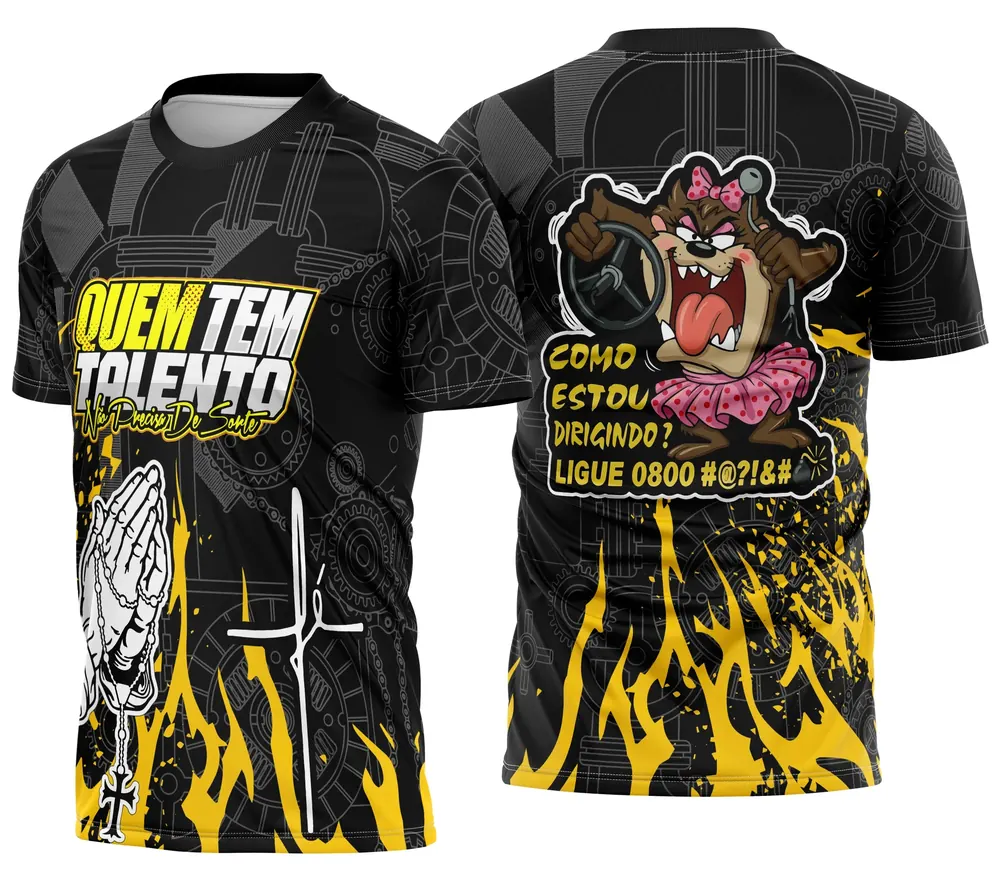 Arte Camisa Caminhoneiro Personalizada Frase Modelo 04