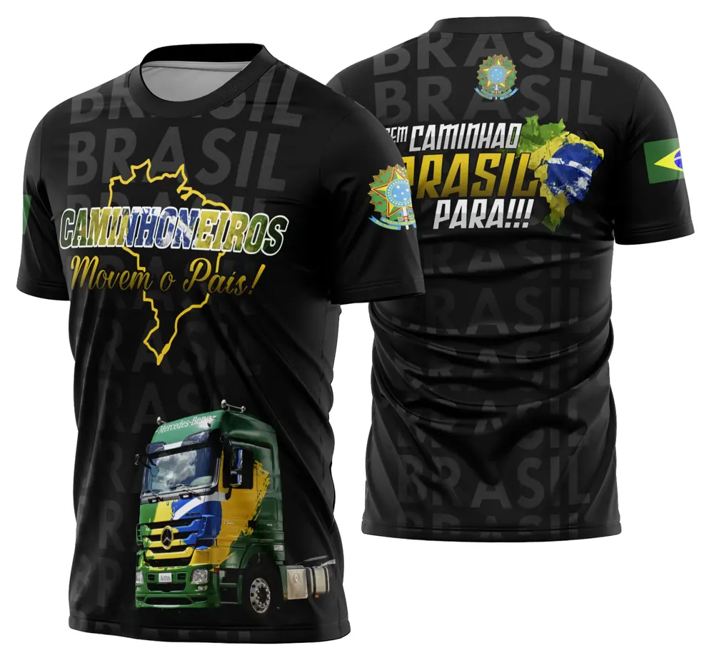 Camisa Caminhoneiros Caminhão Carreta Modelo 45