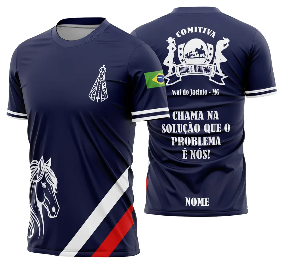 Camisa Cavalgada Vaquejada Cavalo Modelo 02