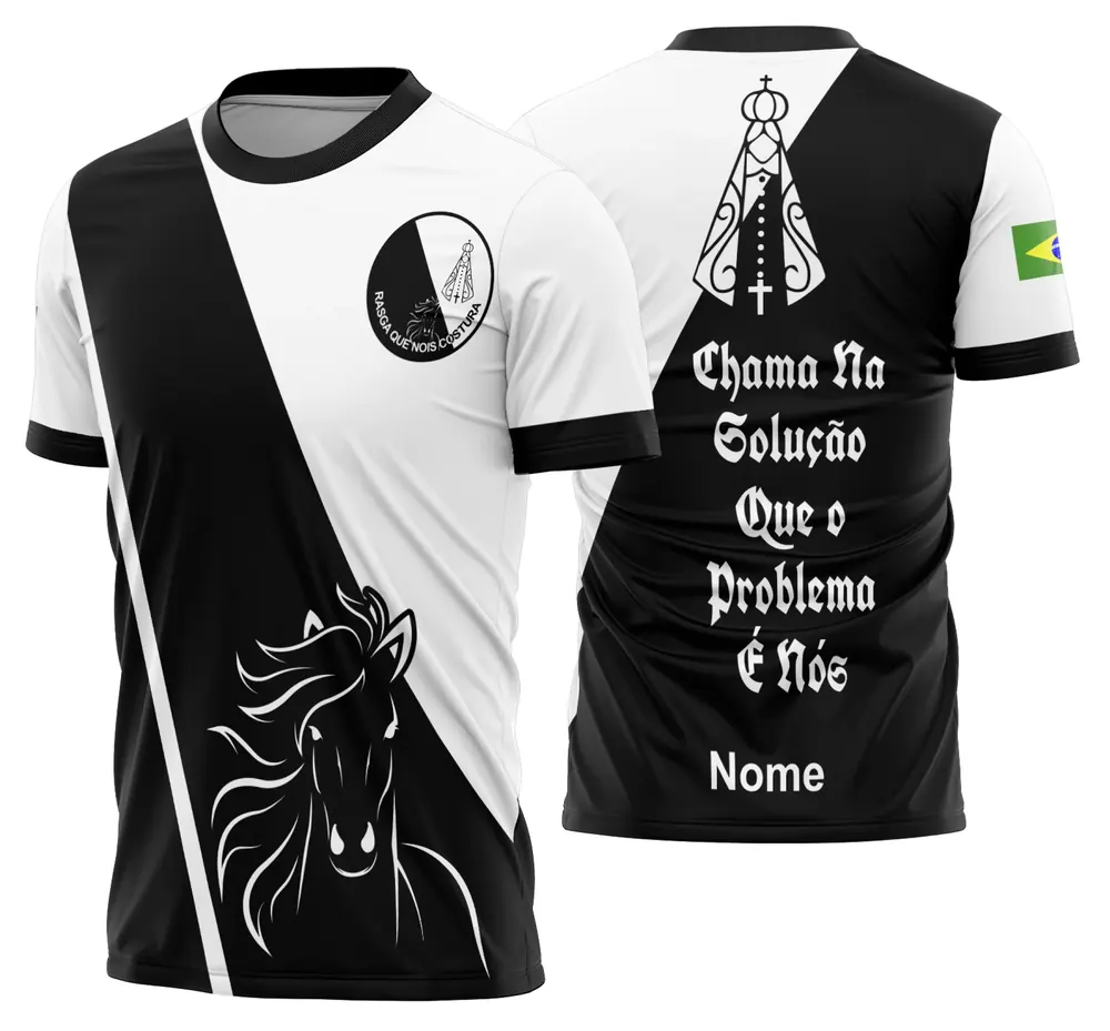 Camisa Cavalgada Vaquejada Cavalo Modelo 06