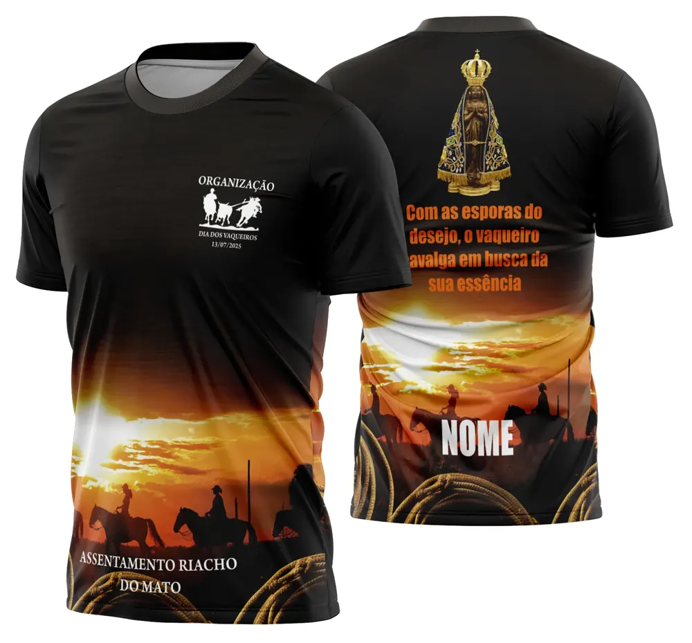 Camisa Cavalgada Vaquejada Cavalo Modelo 13
