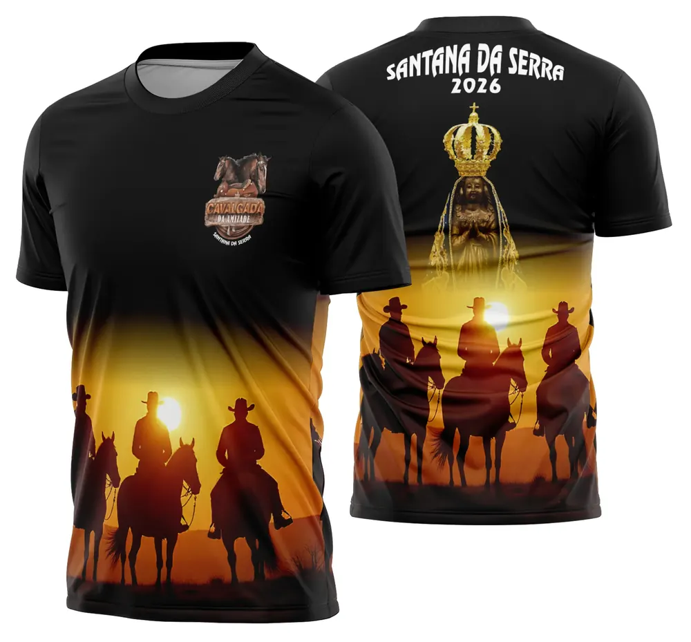Camisa Cavalgada Vaquejada Cavalo Modelo 16