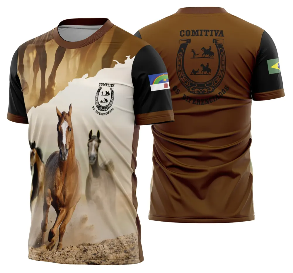 Camisa Cavalgada Vaquejada Cavalo Modelo 31