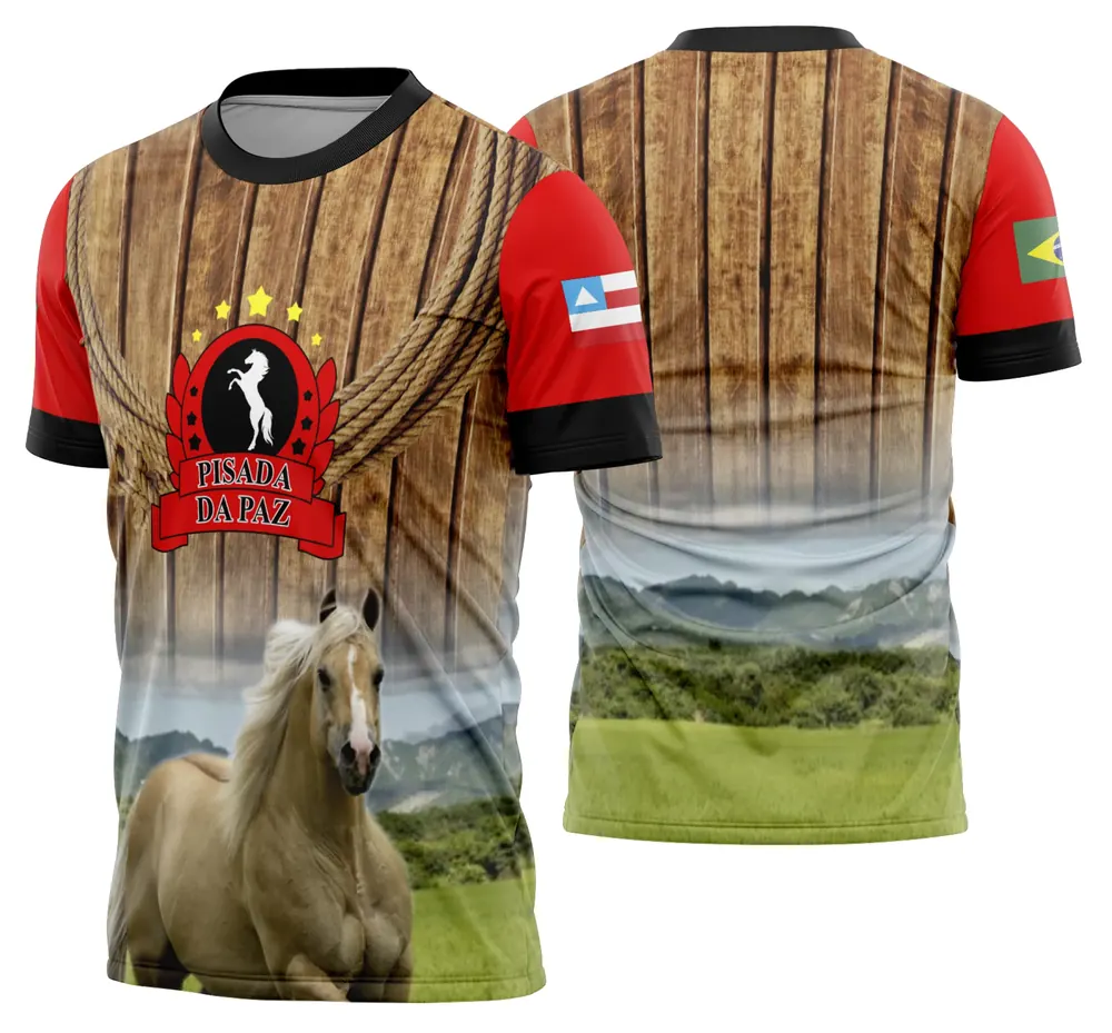 Camisa Cavalgada Vaquejada Cavalo Modelo 38