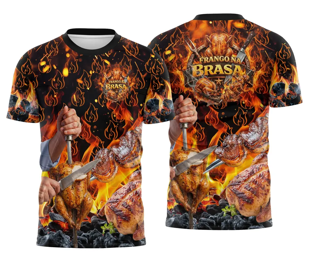 Camisa Churrascaria Frango Assado