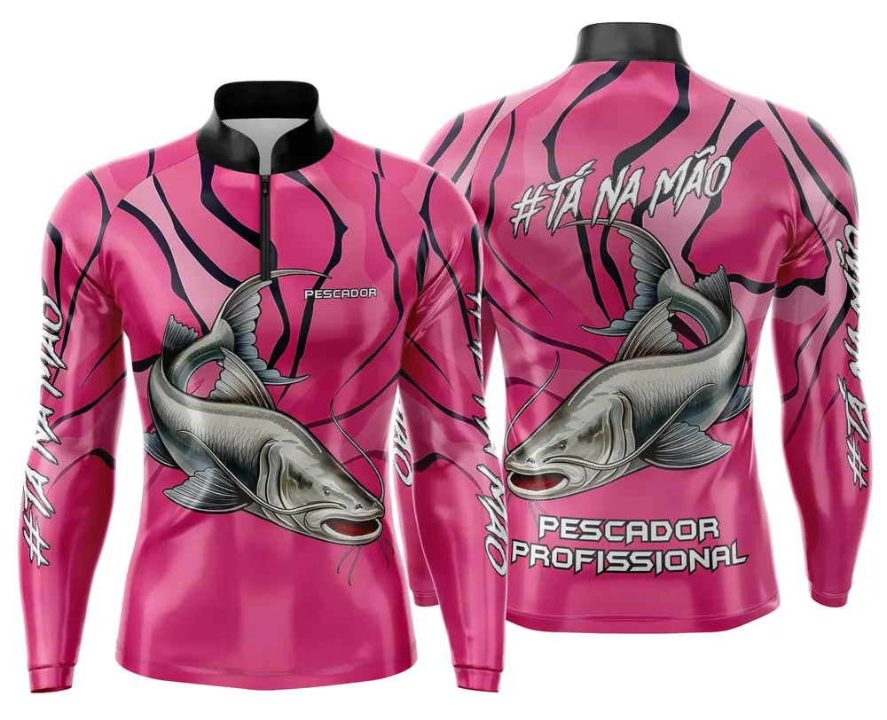 Arte Estampa Camisa de Pesca Esportiva Personalizada Modelo 26