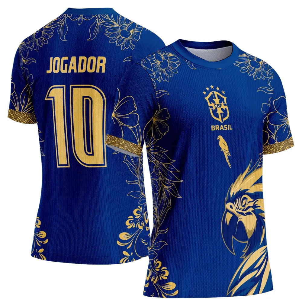 Arte Camisa Interclasse Modelo 864 Arara Azul
