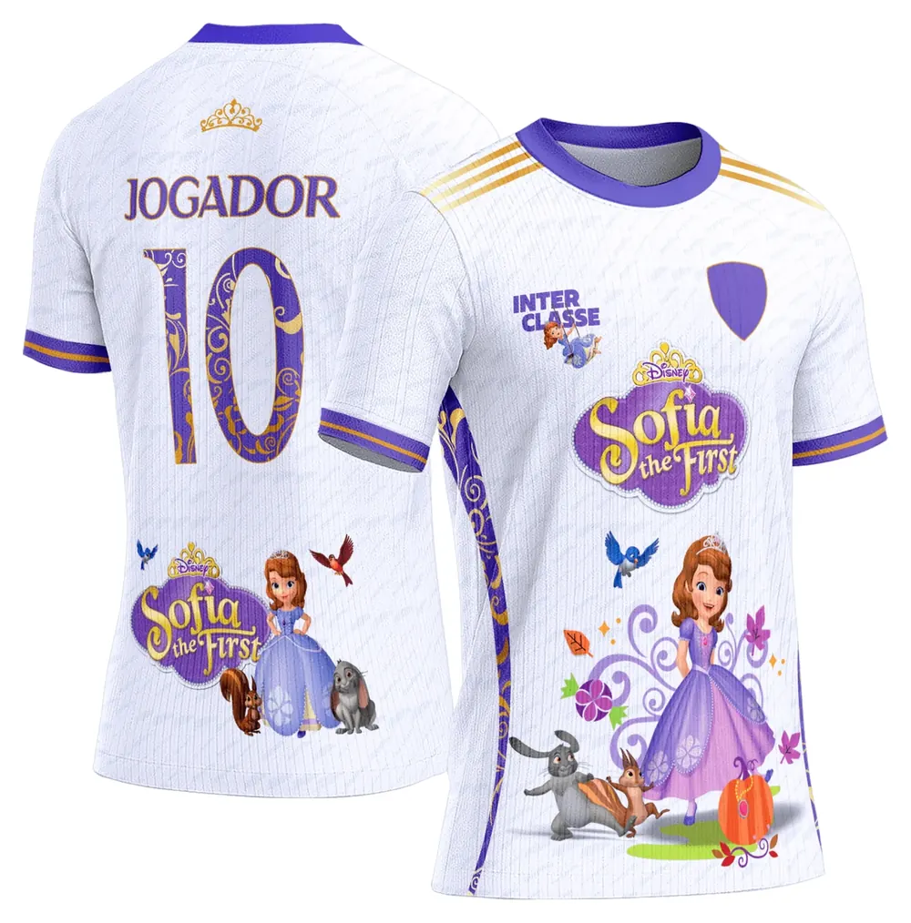 Arte Camisa Interclasse Modelo 872 Sofia The First
