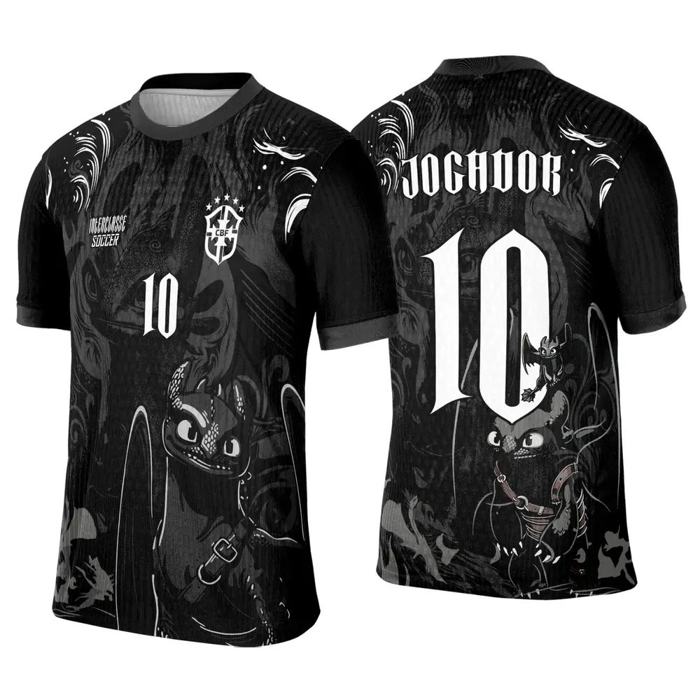 Arte Camisa Interclasse Treinar seu Dragão Banguela