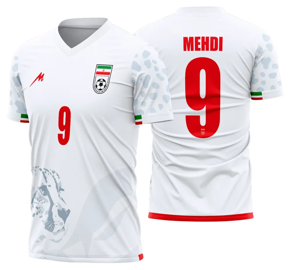 Arte Camisa Irã Titular 2026 - 2028