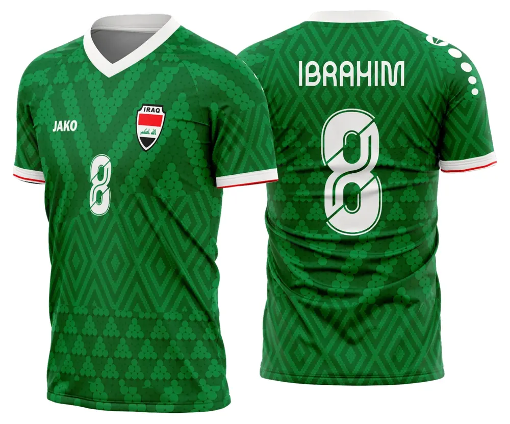 Arte Camisa Iraque Reserva 2026 - 2028