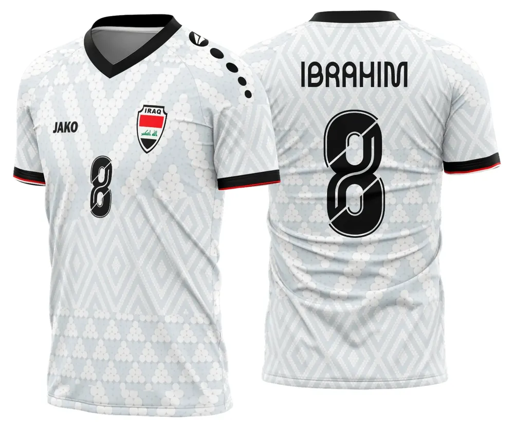 Arte Camisa Iraque Titular 2026 - 2028
