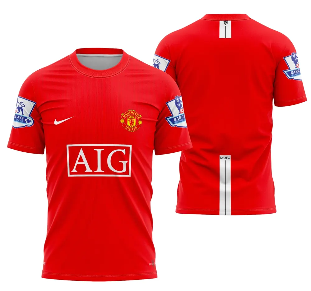 Arte Camisa Manchester United Local 2008