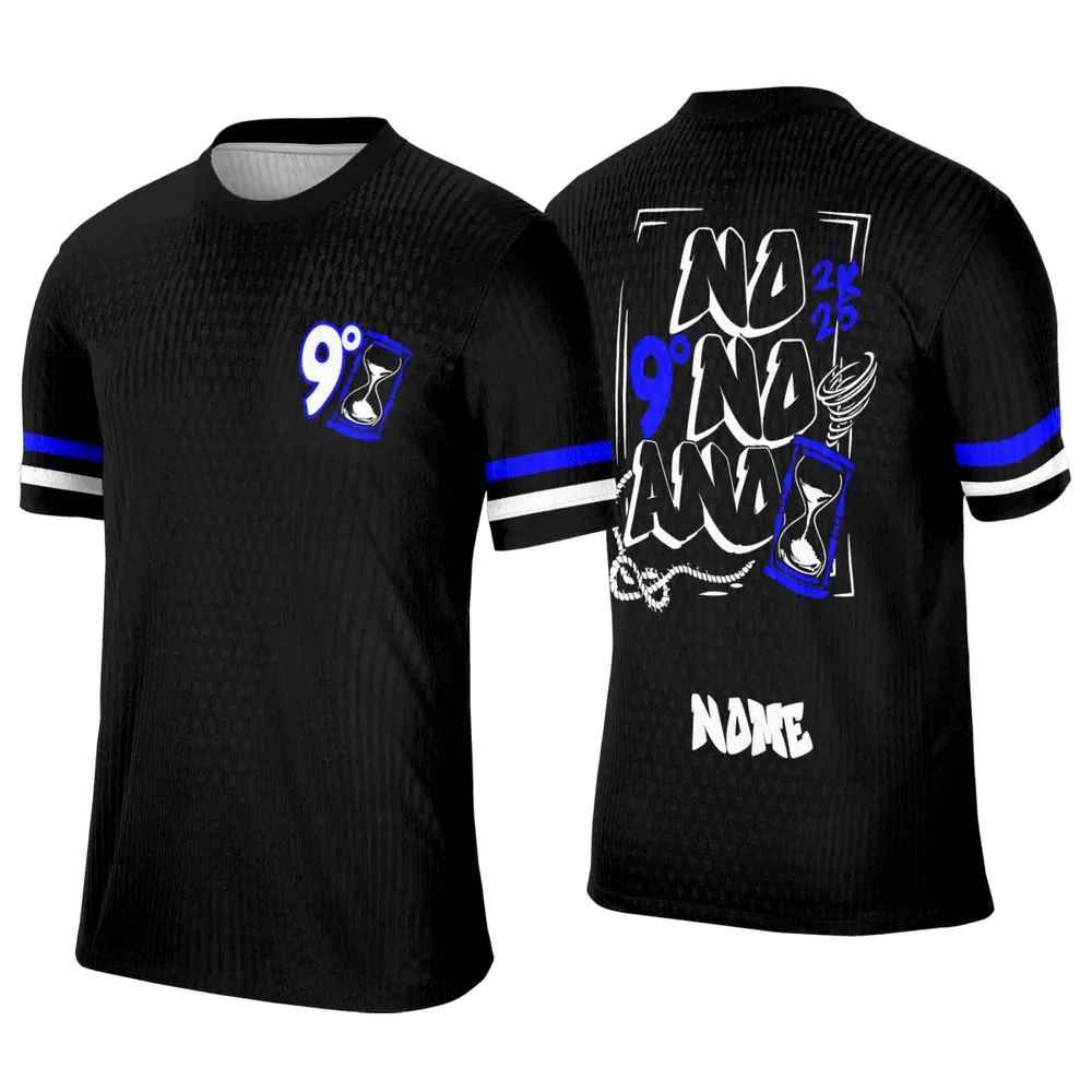 Arte Camisa Nono Ano Ampulheta