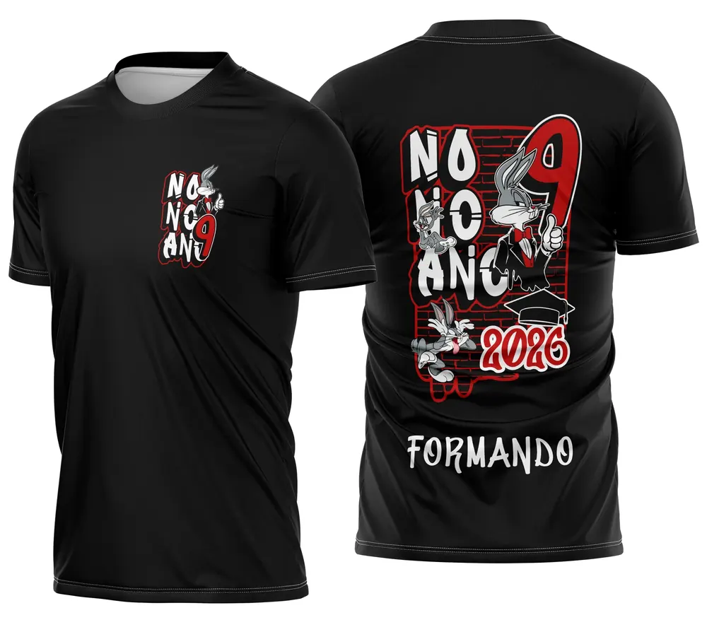 Arte Camisa Nono Ano PernaLonga