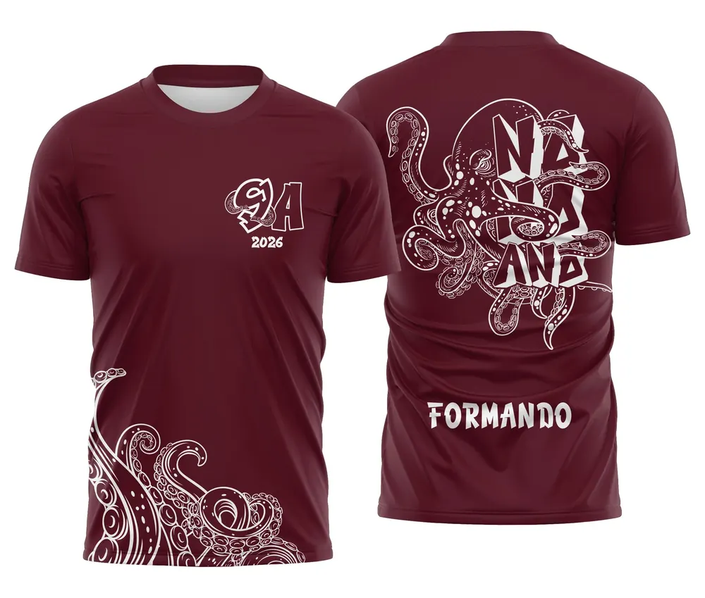Arte Camisa Nono Ano Polvo Vinho