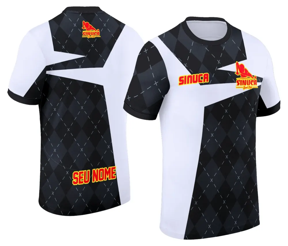 Arte Camisa Personalizada de Sinuca - Snook - Bilhar Modelo 003