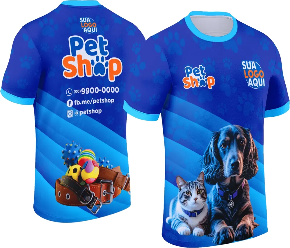 Camisa Pet Shop Modelo 006