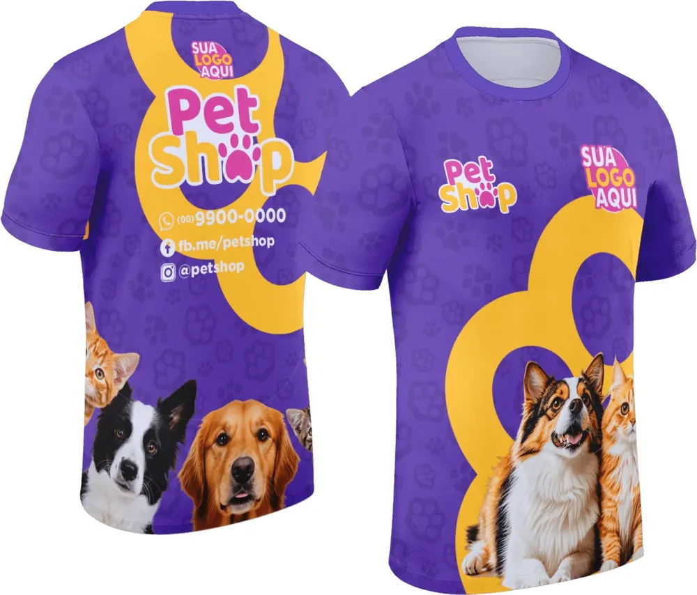 Camisa Pet Shop Modelo 010