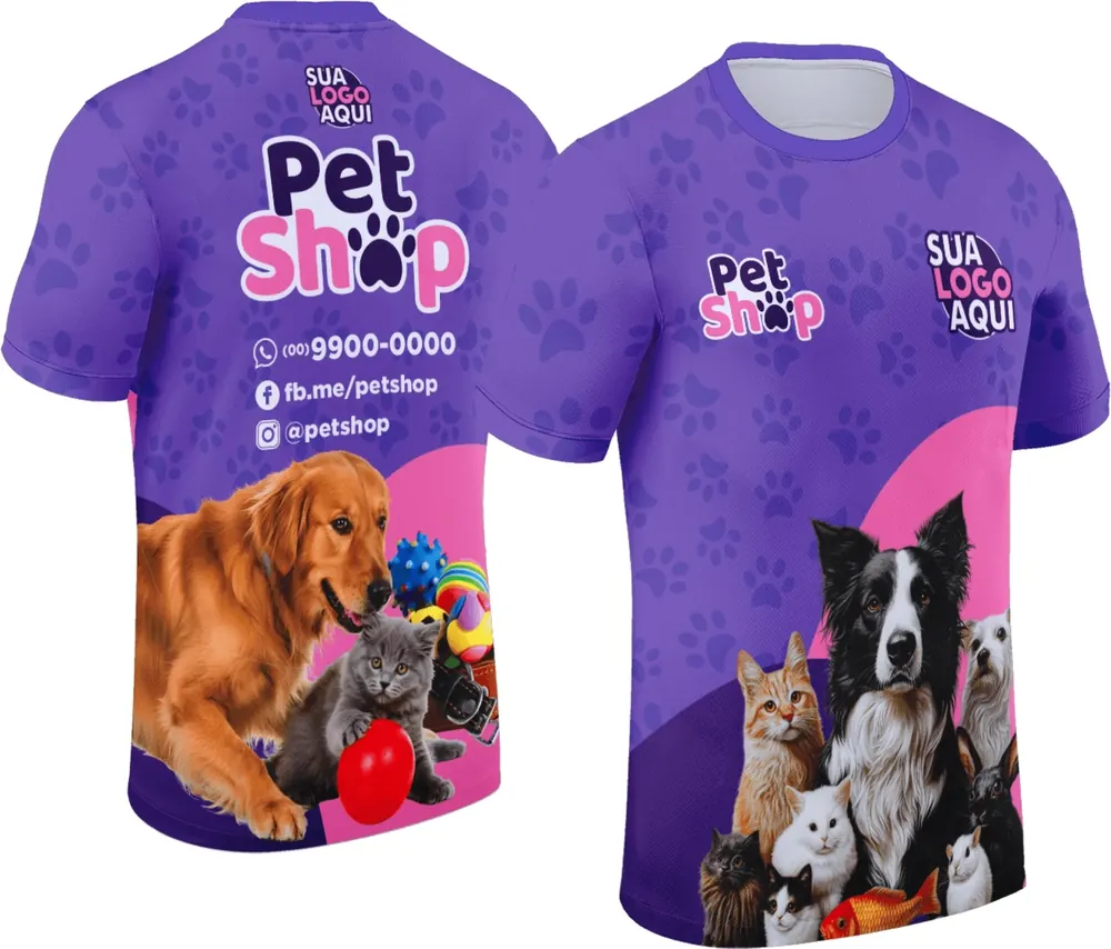 Camisa Pet Shop Modelo 011