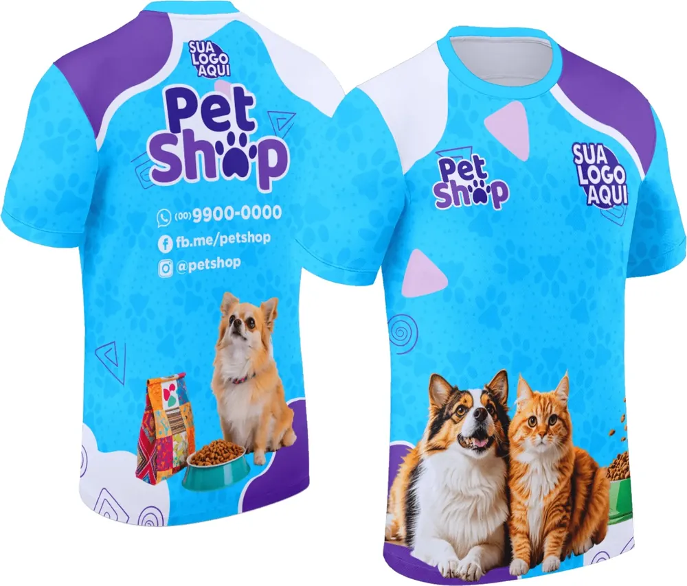 Camisa Pet Shop Modelo 016